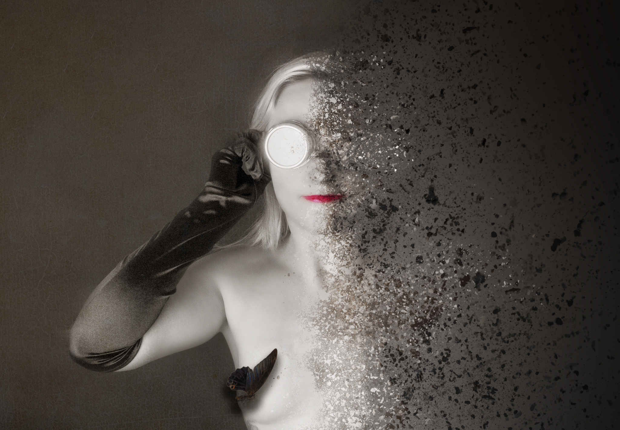 Dispersion Photo Effect Mockup 364810720